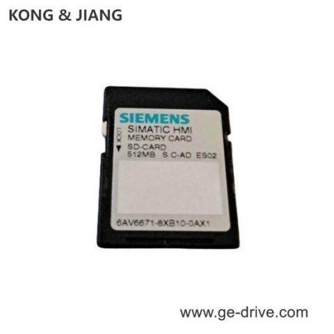 SIMATIC SD Memory Card 6AV6 671-8XB10-0AX1 by Siemens, for Industrial Control Solutions